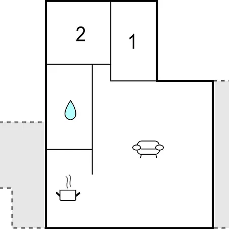 2 Bedroom In Holiday home